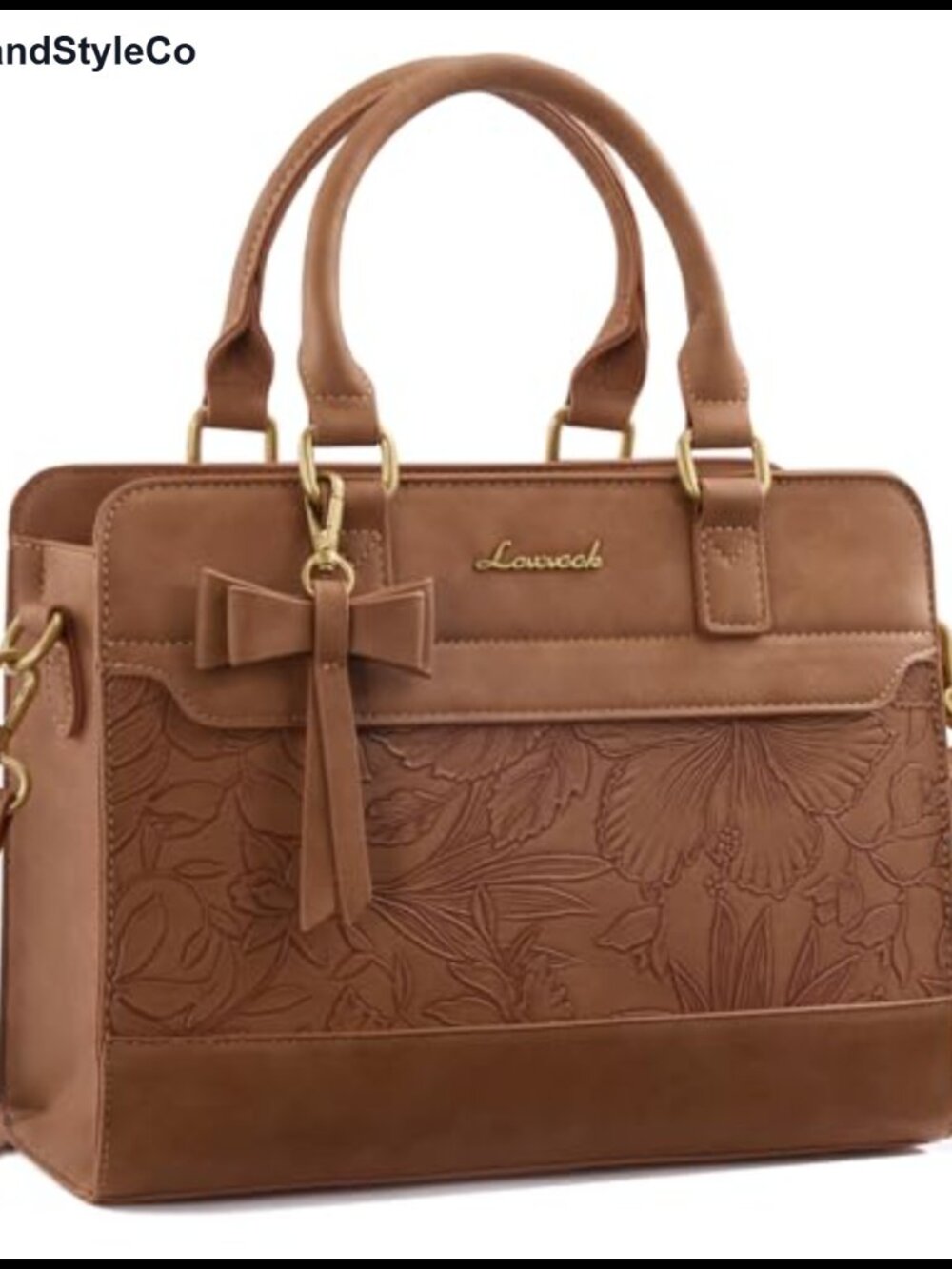 Women's Leather Satchel Handbag Crossbody Shoulder Purse Faux Leather Tote